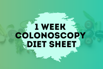 1 week colonoscopy diet sheet