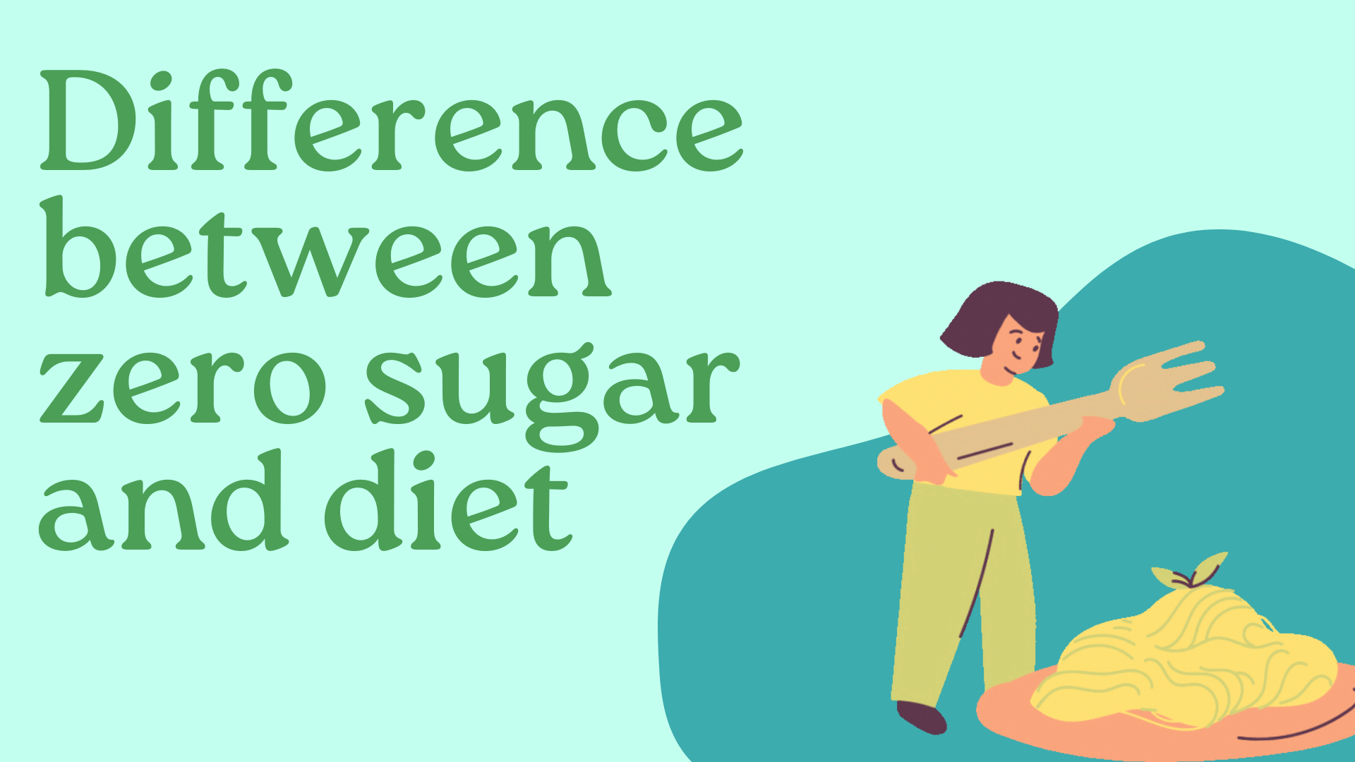 Difference between zero sugar and diet